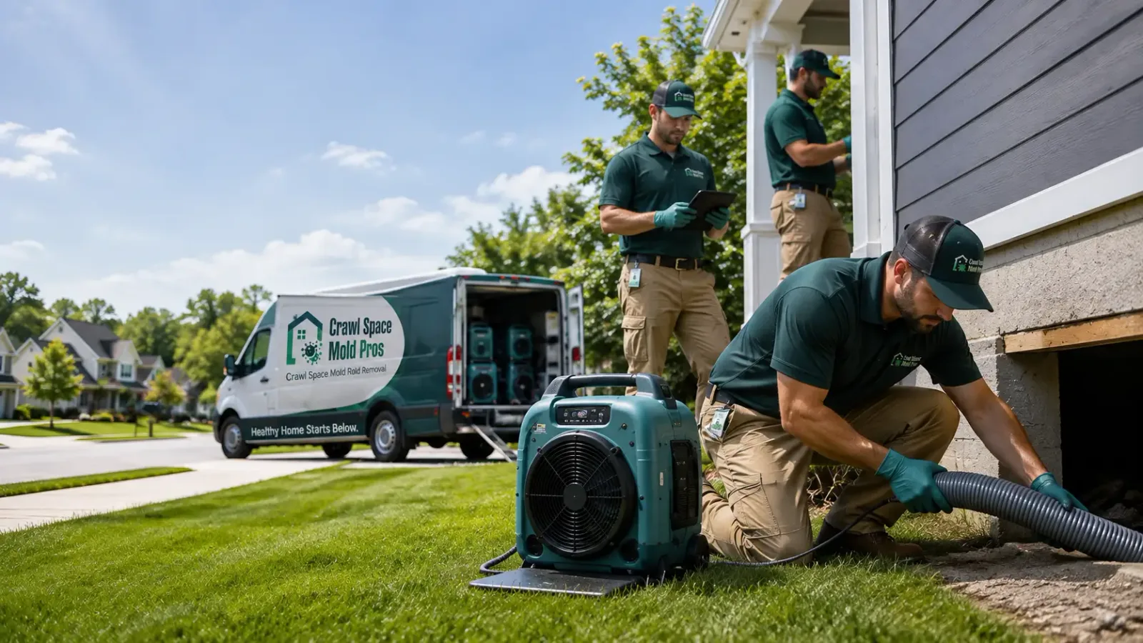 Crawl Space Mold Removal in Evergreen, NC